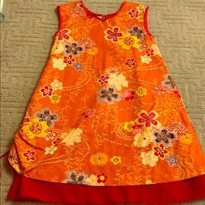 Renattoni boutique Asian floral print dress size 4